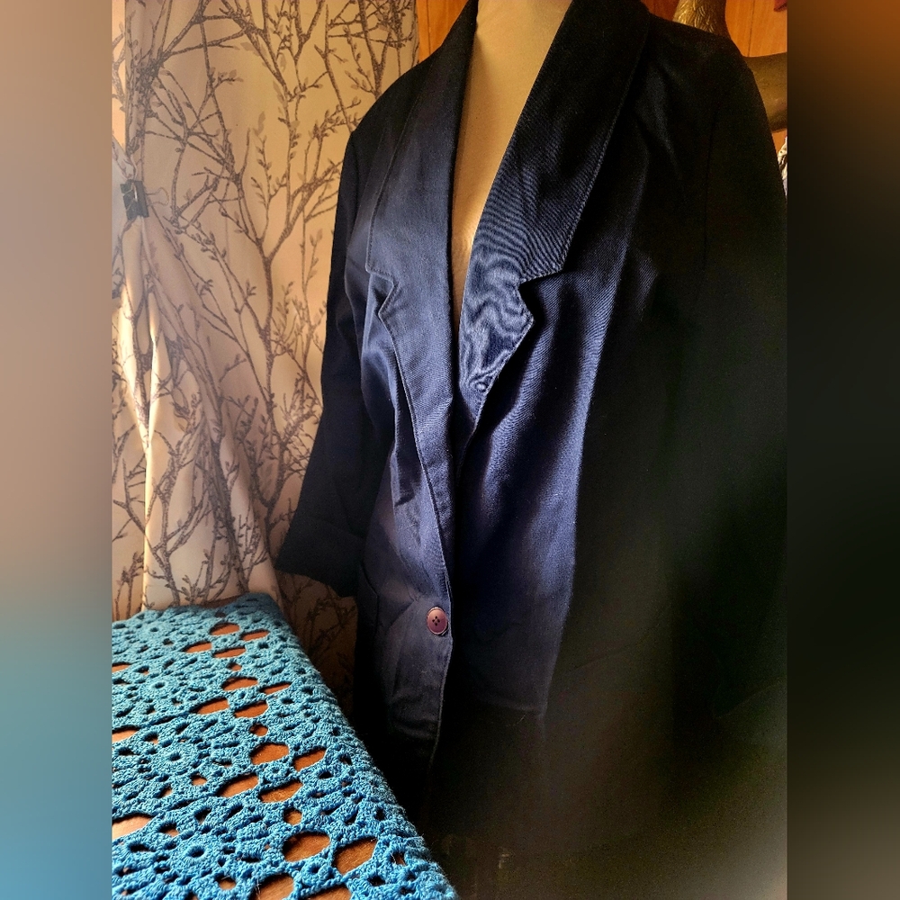 Vintage Picket And Post Navy Blazer